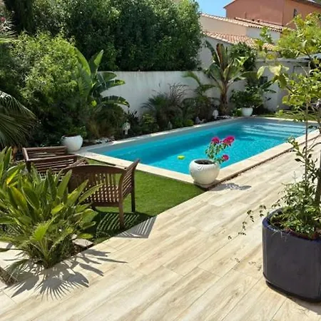 De Gamme 22 M2 De La Maison Lilomel - Entree & Terrasse Privative - Piscine - Parking & Wifi Gratuit - Au Calme Et A 5 Min De La Gæstehus 3*