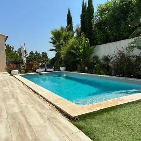 Gæstehus De Gamme 22 M2 De La Maison Lilomel - Entree & Terrasse Privative - Piscine - Parking & Wifi Gratuit - Au Calme Et A 5 Min De La 3*